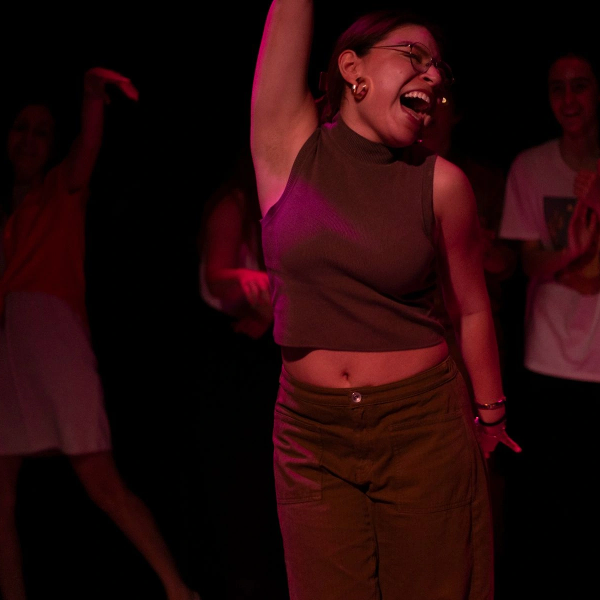 Actuación en un musical